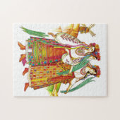 Traditionele Oekraïense dress uit Kyivschyna Legpuzzel (Horizontaal)