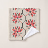 Traditionele Oekraïense geborduurde badhanddoeken Bad Handdoek (Wasdoekje)