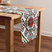 Traditionele Oekraïense kerstkeukenloper Korte Tafelloper (Voorbeeld)