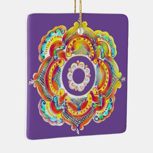 Traditionele oekraïnse folkdecor keramisch ornament (Rechts)