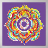 Traditionele oekraïnse folkdecor poster (Voorkant)