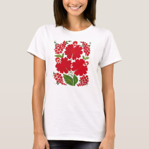 Traditionele Oekraïnse schilderversiering van Pet T-shirt