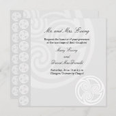 Traditionele officiële uitnodiging voor een Keltis (Voorkant / Achterkant)