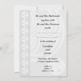 Traditionele officiële uitnodiging voor een Keltis