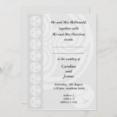 Traditionele officiële uitnodiging voor een Keltis (Voorkant / Achterkant)