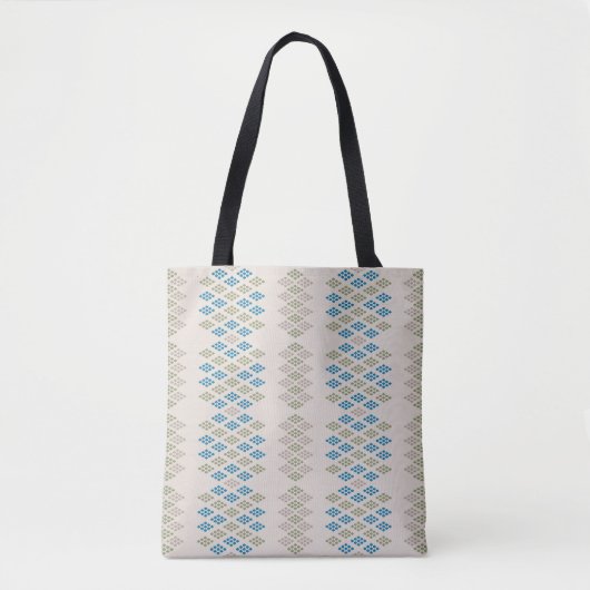 Traditionele Ogee Motief Tote Tas (Voorkant)