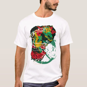 Traditionele, onzekere Chinese draak-tattoo T-Shir T-shirt
