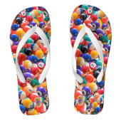 Traditionele oogbalkleuren, dij's teenslippers (Voetbed)