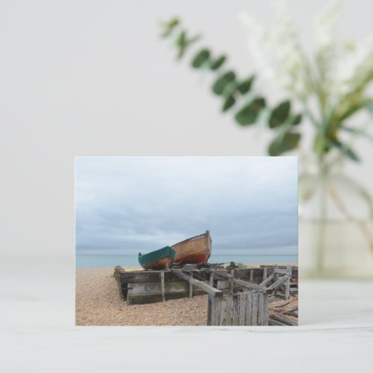 Traditionele open Vissen boten Briefkaart (Staand voorkant)