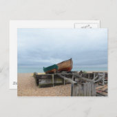 Traditionele open Vissen boten Briefkaart (Voorkant / Achterkant)