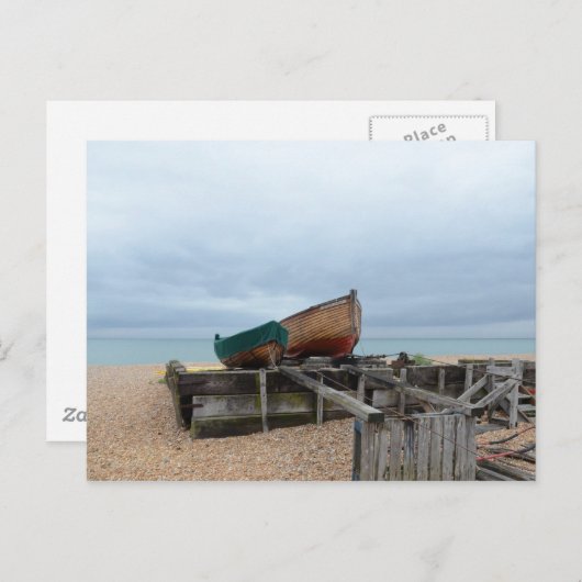 Traditionele open Vissen boten Briefkaart (Voorkant / Achterkant)