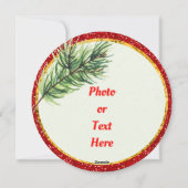 Traditionele Ornamenten met Kerstmis-flats Kaart (Achterkant)