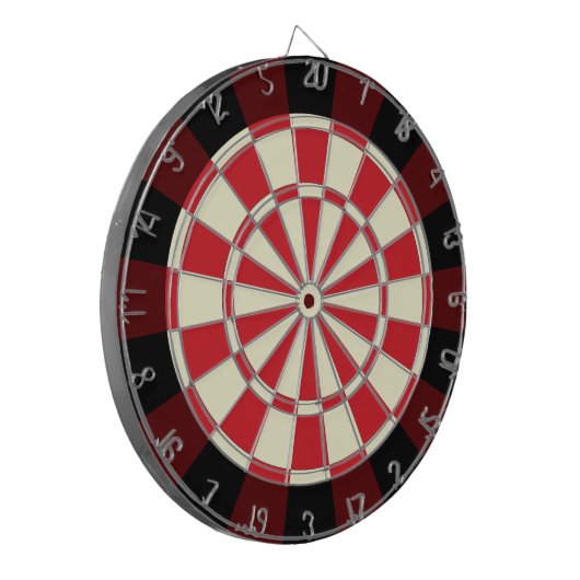Traditionele oude stijl dartbord (Voorkant Links)