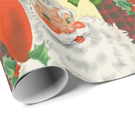 Traditionele ouderwetse  kerstkerst cadeaupapier (Rol Hoek)