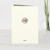 Traditionele paasbeugel feestdagen kaart (Achterkant)