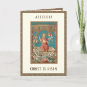 Traditionele paasbeugel feestdagen kaart (Voorkant)