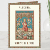 Traditionele paasbeugel feestdagen kaart