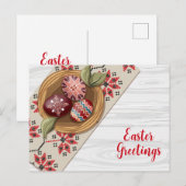 Traditionele Paasgroeten Kaart (Voorkant / Achterkant)