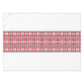 Traditionele Palestijnse borduurkunst patroon rood Tafelkleed (Voorkant (Horizontaal))