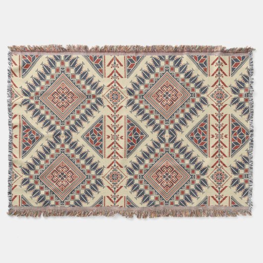 Traditionele Palestijnse broderie Deken (Voorkant)