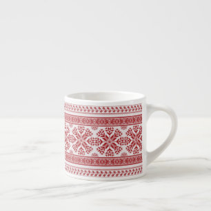 Traditionele Palestijnse Tatreez Expresso Mok