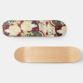 Traditionele paraplu kimono japans geisha persoonlijk skateboard (Horizontaal)