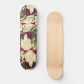 Traditionele paraplu kimono japans geisha persoonlijk skateboard (Voorkant)