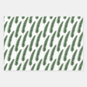 Traditionele Pastel & Hunter Groene Winter Pine Ke Inpakpapier Vel (Voorkant 2)