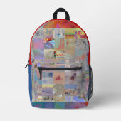 Traditionele Patchwork Geometrisch Patroon Tas (Voorkant)