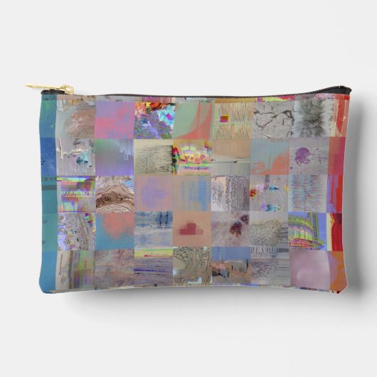 Traditionele Patchwork Geometrische Accessoiretas Etui (Voorkant)