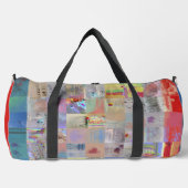 Traditionele Patchwork Geometrische Reistas Plunjezak (Voorkant)