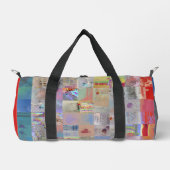 Traditionele Patchwork Geometrische Reistas Plunjezak (Voorkant)