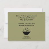 Traditionele pelgrims-Thanksgiving Kaart (Achterkant)