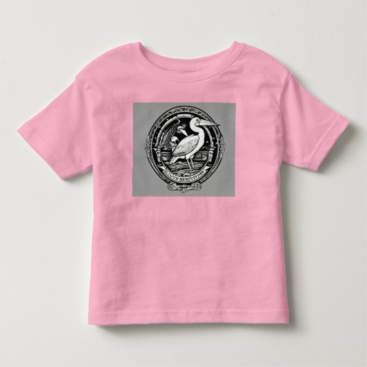 Traditionele Pelican & Lucky Hoefijzer Flash Kinder Shirts (Voorkant)
