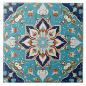 Traditionele Perzische Traditionele Sierkunst 4 Tegeltje (Voorkant)