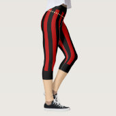 Traditionele Pirate Pants Red Black Leggings (Rechts)