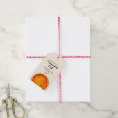 Traditionele pompoentaart voedsel Jar Labels Cadeaulabel (Met Touw)