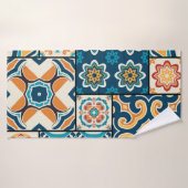 Traditionele  portugese decoratieve kleur tot badhanddoek (Badhanddoek)