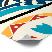 Traditionele portugese decoratieve kleur tot poster (Hoek)