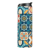 Traditionele portugese decoratieve kleur tot thermosbeker (Gedraaid links)
