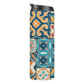 Traditionele portugese decoratieve kleur tot thermosbeker (Geroteerd rechts)