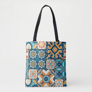 Traditionele portugese decoratieve kleur tot tote bag