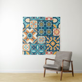 Traditionele portugese decoratieve kleur tot wandkleed (In Situ (horizontaal))