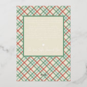 Traditionele Prettige Feestdagen Minimal 1 Foto El (Achterkant)