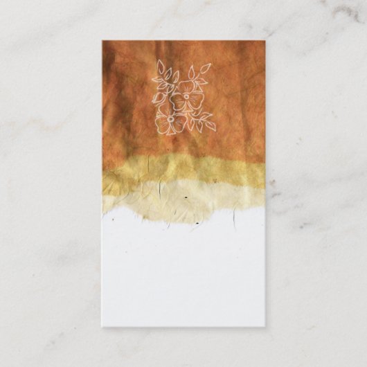 traditionele professionele coole visitekaartje (Voorkant)