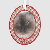 Traditionele Pset-foto met pretkerst Ornament (voorkant)