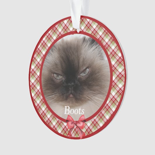 Traditionele Pset-foto met pretkerst Ornament (voorkant)