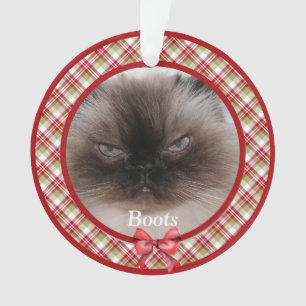 Traditionele Pset-foto met pretkerst Ornament