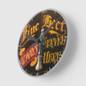 Traditionele Pub Beer Ronde Klok (Hoek)