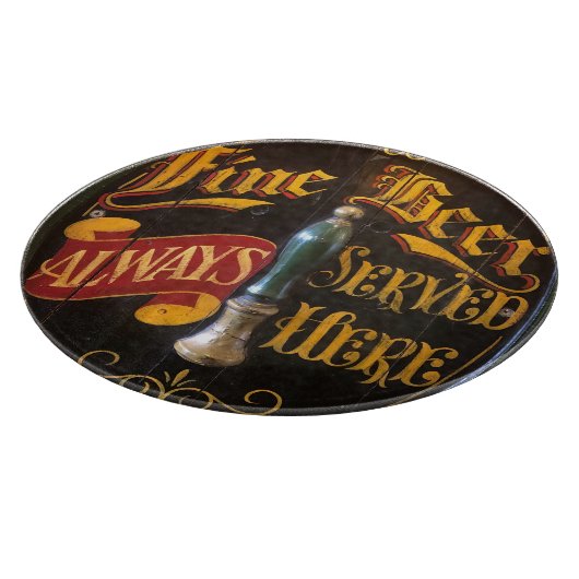 Traditionele Pub Beer Snijplank (Hoek)